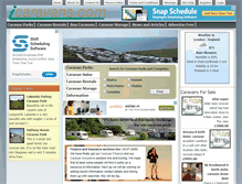 Tablet Screenshot of icaravans.com